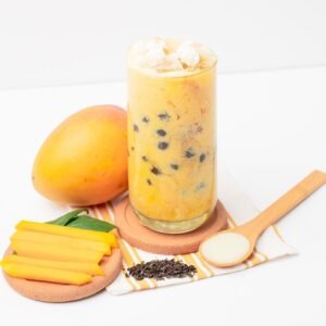 Mango Sticky Rice Milk Tea